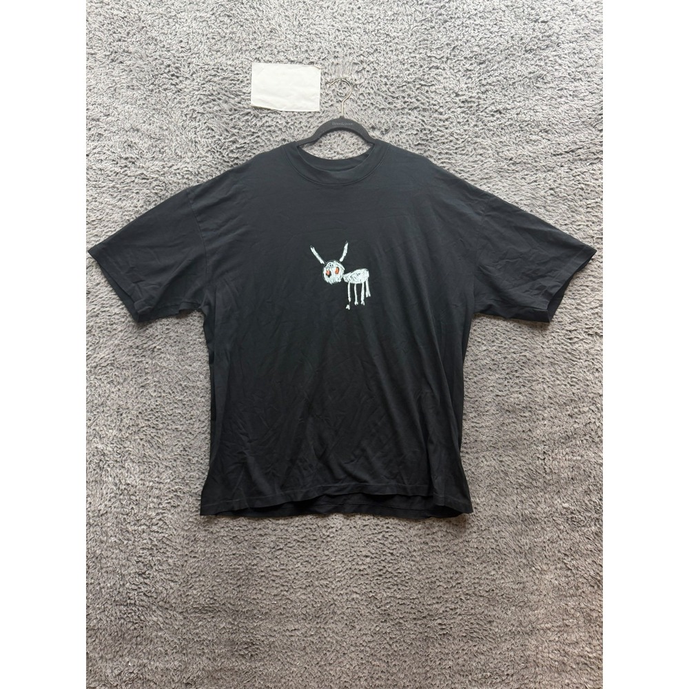 Drake Related For All The Dogs Graphic Short Sleeve T-Shirt Black Mens Size XXL